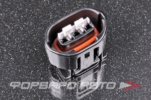 Разъем 3 way генератора TOYOTA 2JZ 22-20 AWG (TS090-SKT1) 1.1-1.4mm (TS090-SL1) TS 090 Sealed Series, черный  3-1-50