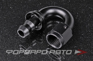 Купить Фитинг AN6 180° под шланг 9,5 мм, Push Lock AB88  Фитинг AN6 180° под шланг 9,5 мм, Push Lock AB88