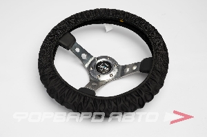 Накидка на руль (чехол на руль) открытого типа, черный VAIS Racing VRCSWo-B