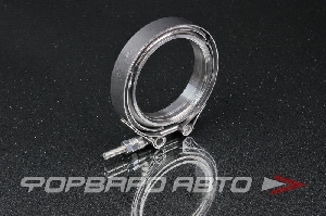 Хомут V-Band 76 мм (3") + 2 фланца из нержавеющей стали ZAGE 