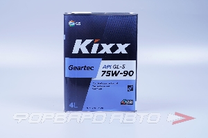 Масло трансмиссионное 75W90 4л, GL-5 Geartec (п/с) KIXX L296244TR1