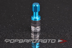 Ниппель сборный алюминиевый синий Tuning Valves TPI TPI-V02