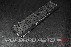 Накладка под номер пластиковая TOYOTA <> 112/1-TO-с/з