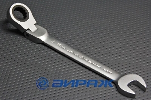 Ключ комбинир. 14мм. трещоточный шарнирный ДЕЛО ТЕХНИКИ 515414