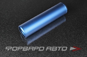 Патрубок алюминиевый 76 мм прямой синий AUTOBAHN88 