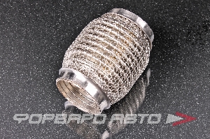 Гофра глушителя 50*100 (wire mesh, interlock) кольчуга TIXONA P50100WM