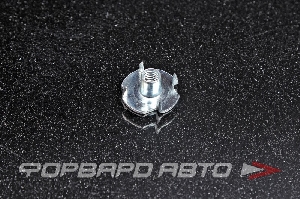 Гайка М5*0,8 усовая врезная с зубцами DIN1624 оцинк. <> 