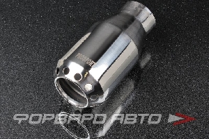 Насадка глушителя Вход = 58 мм Выход = 52 мм Длина = 180 мм Турбо дизайн, BLT505-2(3,5) PROSPORT RS-02255