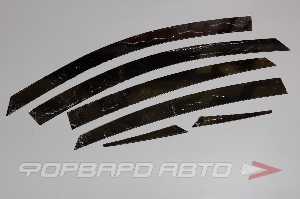 Дефлекторы окон Hyundai Solaris 2010-2017 Sedan 6 шт. Strelka11 2D027.S11