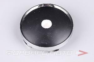 Колпачок ступицы для литых дисков D56/60мм, хром c буртом+отверстие <> US-06