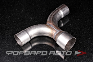 Тройник выхлопной системы 76*63*63, Т пайп (разветвитель) T-pipe, нерж. FORTLUFT t7663