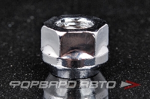 Гайка колеса 12*1,5*18 конус с выступом, открытая. ключ на 19, хром MATRIX 400045 Cr