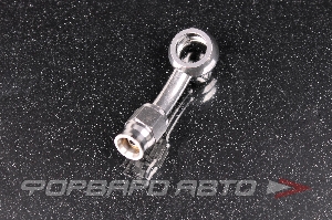 Фитинг BANJO AN3 - 10,2 мм, 20°, под тефлоновый шланг PTFE, нержавеющая сталь  HF-2250-1
