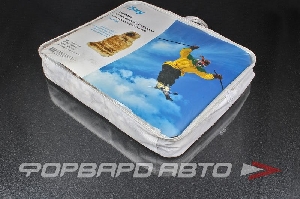 Накидка на сиденье овчина натуральная бел./рыжая без подклада (1 шт.) "SHEEPSKIN" ISKY 105832