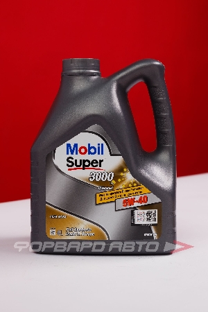 Масло моторное 5W40 4л, SUPER 3000 X1 Diesel MOBIL 152572