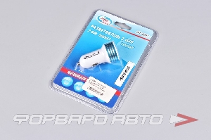 Устройство зарядное 2 USB AUTOVIRAZH AV-4027
