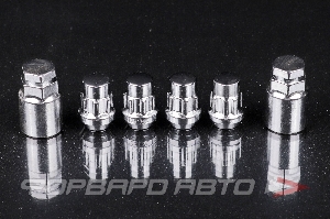 Купить Секретки для колес гайки 12*1,5*32 мм, конус откр,вращ, 2 ключа ВЕКТОР 416445H2 Секретки для колес гайки 12*1,5*32 мм, конус откр,вращ, 2 ключа ВЕКТОР 416445H2