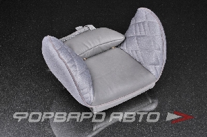 Подушка под шею, серый "COMFORT" AUTOPROFI COM-0250HR D.GY/D.GY