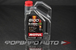 Масло моторное 5W30 5л, X-CLEAN EFE 8100 SN С2/C3 MOTUL 113231