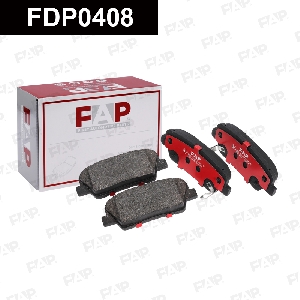 Колодки тормозные FAP FDP0408
