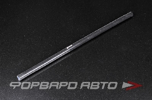 Шланг силиконовый 10 мм, L=500 мм, 3 слоя армировки, чёрный FORA ASHU01-10-500