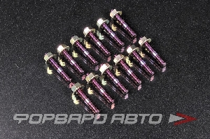 Крепеж выпускного коллектора TOYOTA 2JZ-GTE, шпильки Ti + гайки FORA TITANIUM FTP1