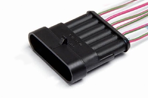 Разъем 6-ти контактный жгута форсунок, к жгуту ЭСУД ГАЗ герметич  (с проводами) CARGEN AX3222