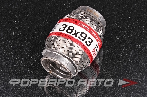 Гофра глушителя 38*93 (Interlock) трехслойная EuroEx 38x93il