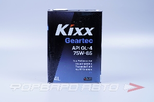 Масло трансмиссионное 75W85 4л, GL-4 Geartec FF (Gear Oil HD) KIXX L271744TR1