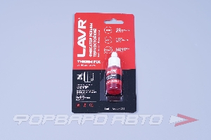 Фиксатор резьбы неразъемный термостойкий красный, 9мл LAVR LN1732
