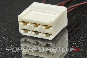 Разъем 6-ти контактный межжгутовой серии 6.3 (с проводами) CARGEN AX37401