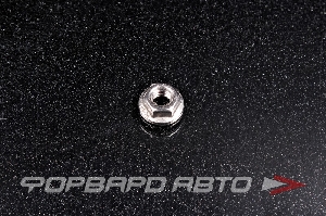 Гайка шестигранная М6*1 с фланцем пресс-шайбой DIN 6923 нерж. А2  DIN6923