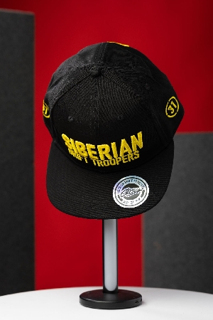 Кепка (бейсболка) "SIBIRIAN" черная, прямой козырек ФОРВАРД АВТО 