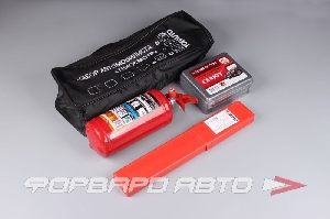 Набор автомобилиста (огнетушитель ОП-2, аптечка, знак) TOP AUTO НАТ