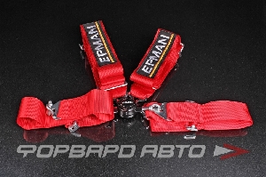 Ремни 4-х точечные, 3", красный EPMAN EPM-07CAM