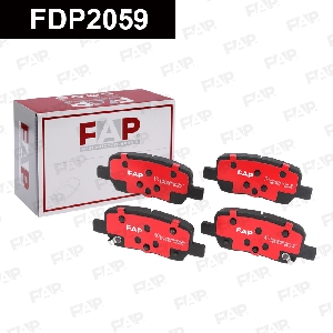 Колодки тормозные FAP FDP2059