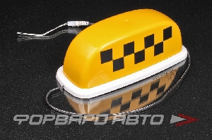 Фонарь "ТАКСИ" на 4-х магнитах желтый  TX-SM-Y/BOX