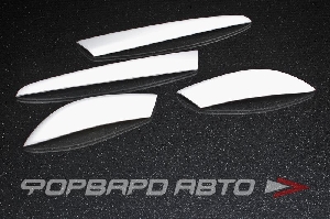 Накладки фар (реснички) Mitsubishi Lancer X задн., CY3A, 2007г.  