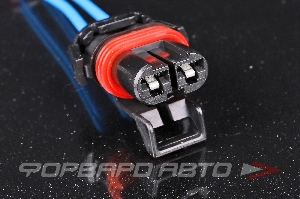 Разъем 2-х контактный резистора вентилятора охлаждения (с проводами) CARGEN AX451