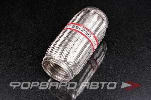 Гофра глушителя 89*250, Interlock (трехслойная усиленная) EuroEx 89x250il