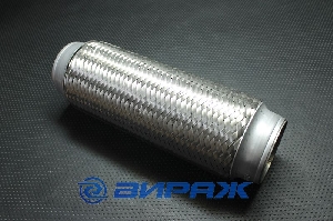 Гофра глушителя 63*252, двойная оплетка SENIOR 63x252