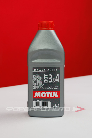 Жидкость тормозная DOT-3&4, 1л Brake Fluid MOTUL 105835