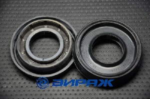 Сальник бака 30*52/66*12*16,5 стиральной машины Ariston/Indesit 