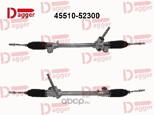 Рейка рулевая TOYOTA RACTIS 2010- / SPADE 2015- / YARIS / VITS 2011- / AQUA 2011- / COROLLA AXIO / FIELDER 2013 - RHD DAGGER 4551052300