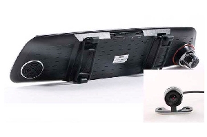 Зеркало с видеоорегистратором и камерой заднего вида REMAX CX-03