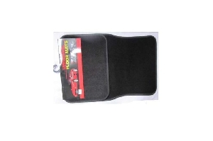 Коврики универсальные ворсовые (4шт) черные на резиновой основе UNIVERSAL FLOOR MATS В-33