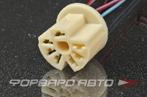 Разъем 4-х контактный переключателя вентилятора отопителя (с проводами) CARGEN AX3662