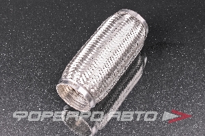 Гофра глушителя 64*200 (Interlock) трехслойная (AISI 304) TIXONA P64200