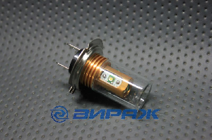 Лампа светодиодная 12V H7 12V 25W Китай 