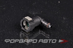 Топливный переходник быстросъемный 9.89-ID6-90° быстросъем мама/на трубку ALWAYTEC E9 Φ9.89-ID6-90